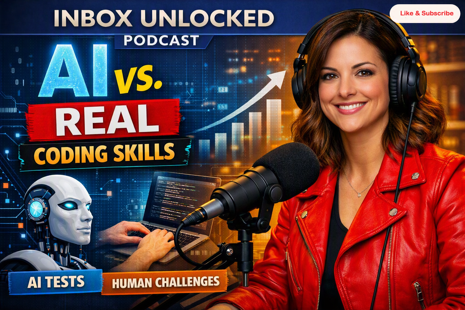Inbox Unlocked Podcast — AI vs Real Coding Skills episode